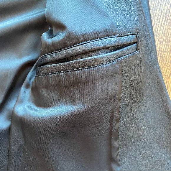ANINE BING EVENING LEATHER BLAZER | SIZE XS - Picture 8 of 12